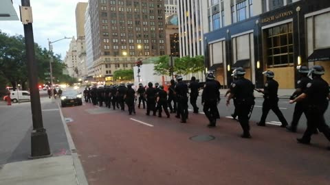 NYPD Comes out in force in riot gear