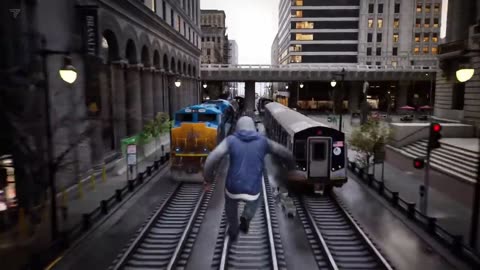 Fan made subway surfers using unreal engine 5