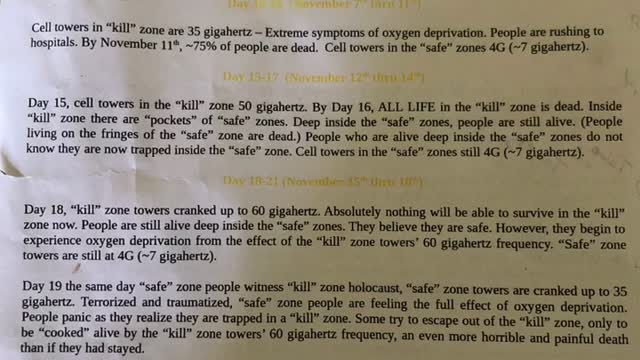 Radio frequencies is known to damage red blood cells damage causing Clots