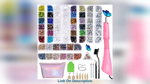 Get AAAA 4008-6016Pcs Hot Fix Rhinestones Set Crystal