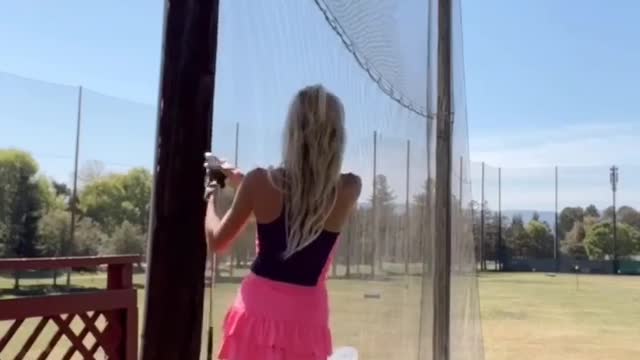 Pretty in Pink - Sexy Golfer | Check description for Bryson Best Tips