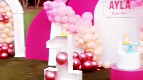 Birthday decor by lofty events