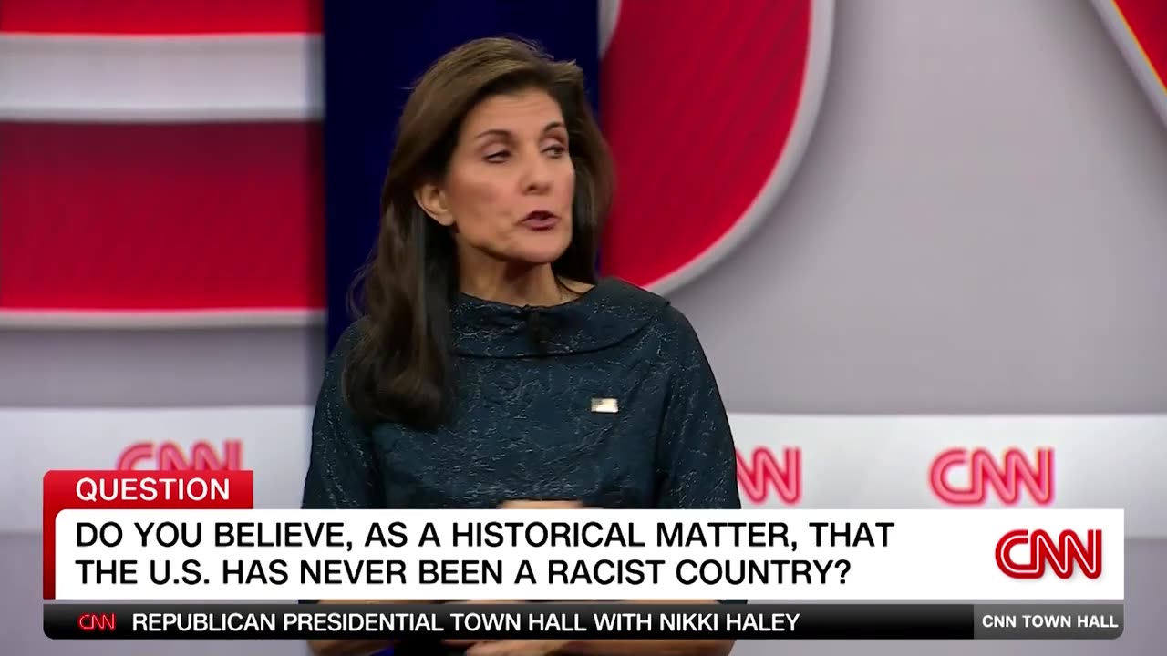 Tapper presses Nikki Haley on ‘racist country’ comment