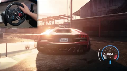 Rebuilding LAMBORGHINI AVENTADOR S - LOGITECH G29 Gameplay