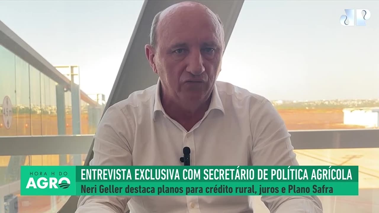 O secretário de política agrícola do Ministério da Agricultura, Neri Geller, conversou com exclusividade ao programa Hora H do Agro.