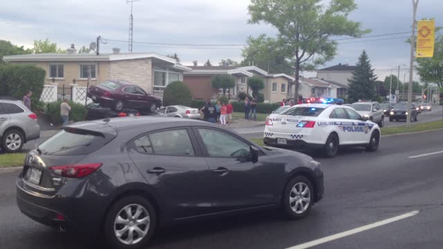 Elderly Man Has Seizure Behind Wheel and Car Goes Airborne Landing on Two BMWs