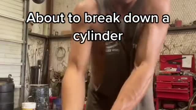 Break down a cylinder