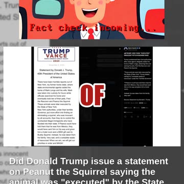 Fact Check: FAKE Trump Statement Claimed New York State 'Executed' Peanut The Squirrel
