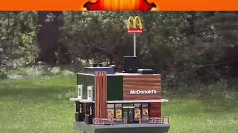 Amazing! The smallest Mc Donald`s in the world! OferVall