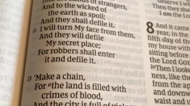 KitKatQ reading of Ezekiel 7 - Cabal/Deepstate Bible prophecy