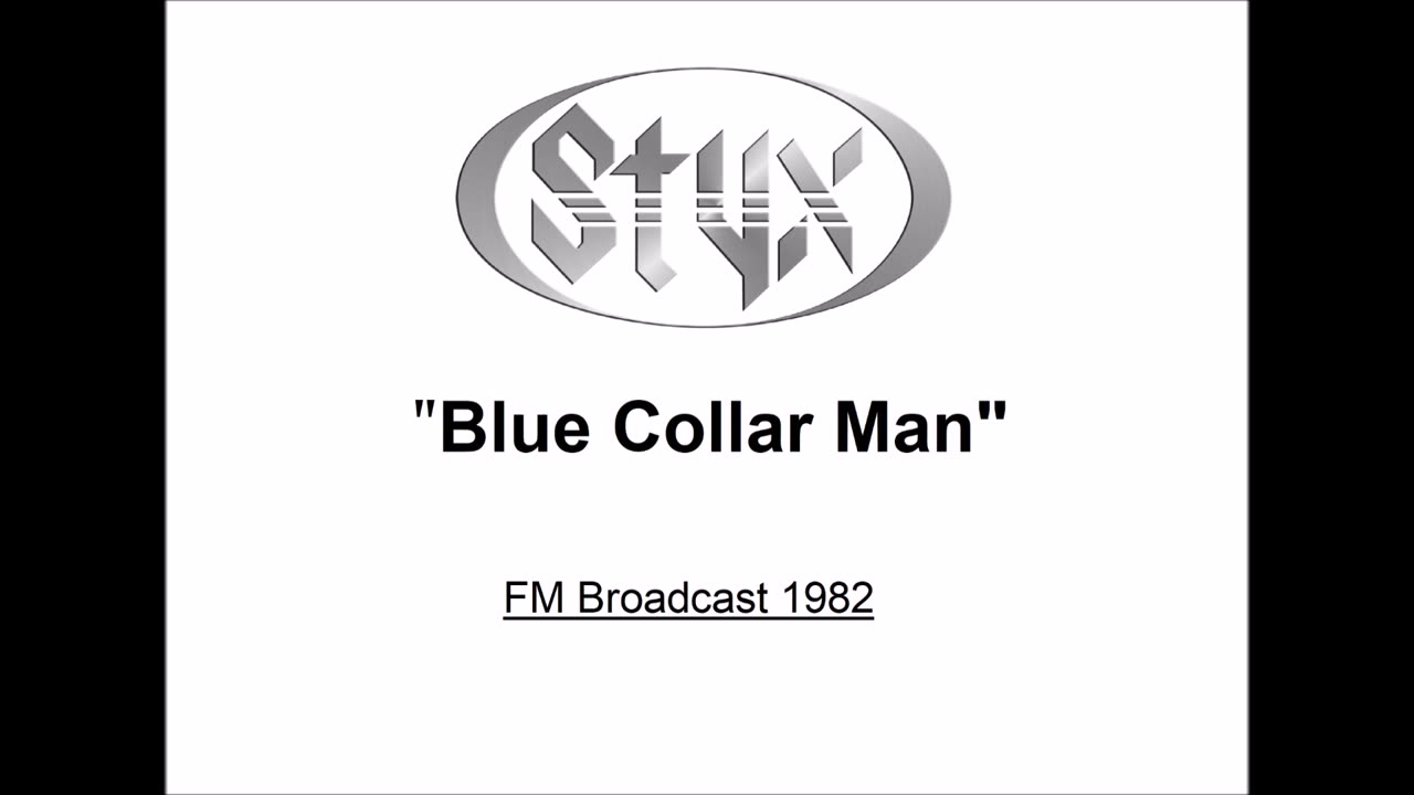 Styx - Blue Collar Man (Live in Tokyo, Japan 1982) FM Broadcast