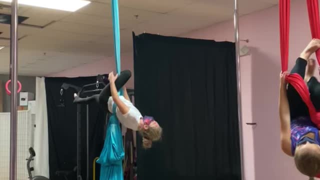 Aerial silks drop