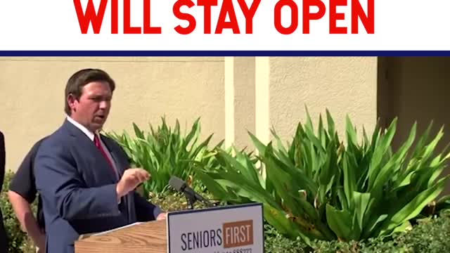 Governor Ron Desantis On Why Florida Stayed Open & Will Stay Open!