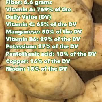 nutrients found in sweet potato