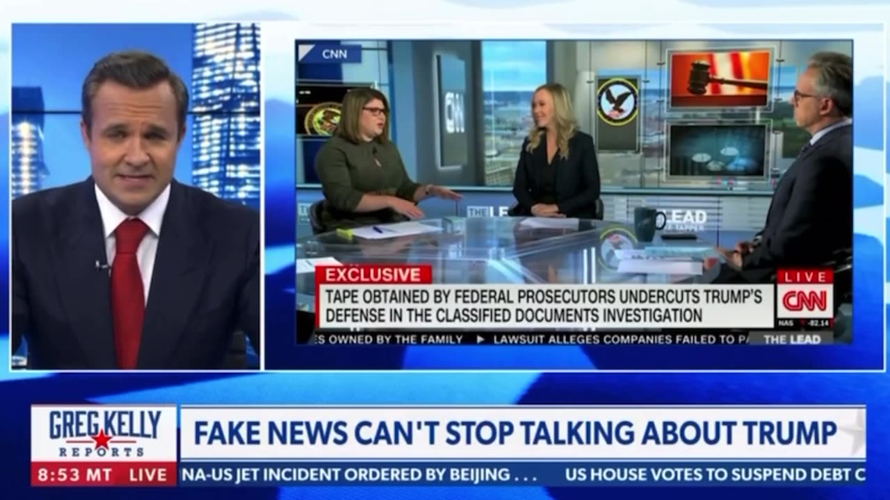 They got him now - lol - classified documents case
