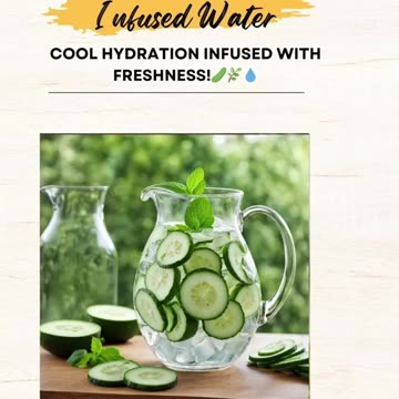 Infused Water Infusion! 🍋🥒