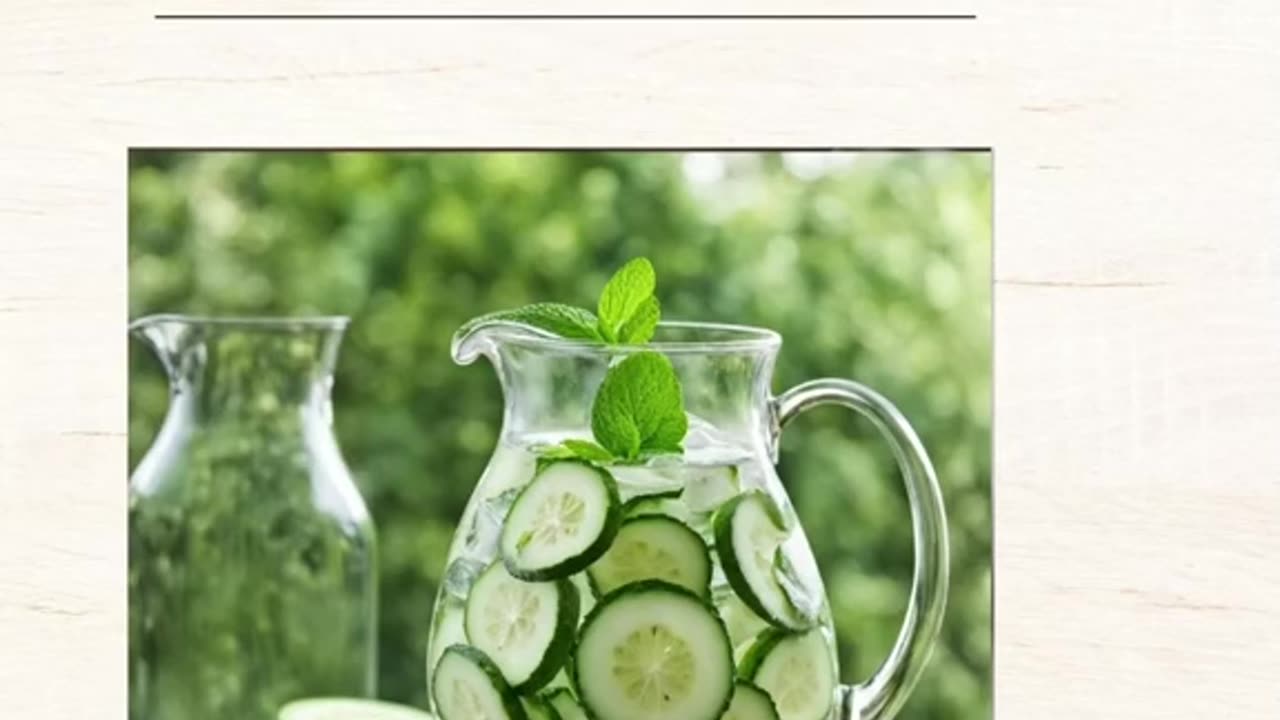 Infused Water Infusion! 🍋🥒