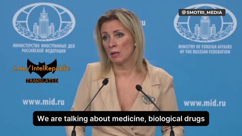 ZAKHAROVA confirms human experiments with children and old people in Kyiv