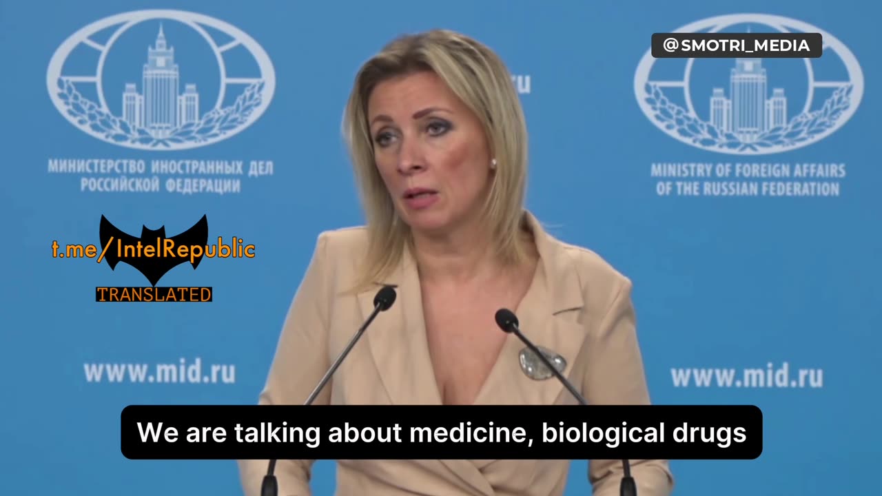 ZAKHAROVA confirms human experiments with children and old people in Kyiv