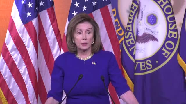 Speaker Pelosi Promotes Biden Budget, Marijuana Decriminalization Bill