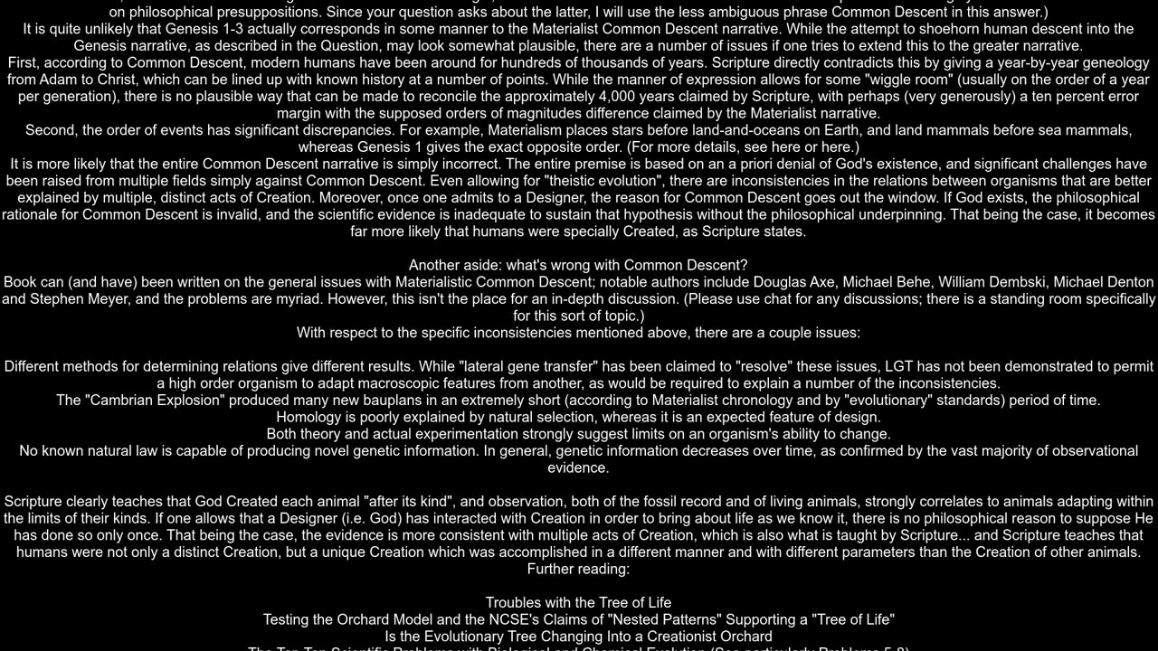 Does any Christian denomination teach Genesis 3 as a description of human evolution from animals