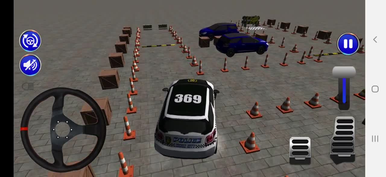 Smart Police Car Parking 3D_ PvP Free Car Games _ Android Gameplay