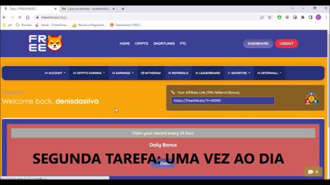 GANHANDO E SACANDO SHIBA INU DIARIAMENTE.