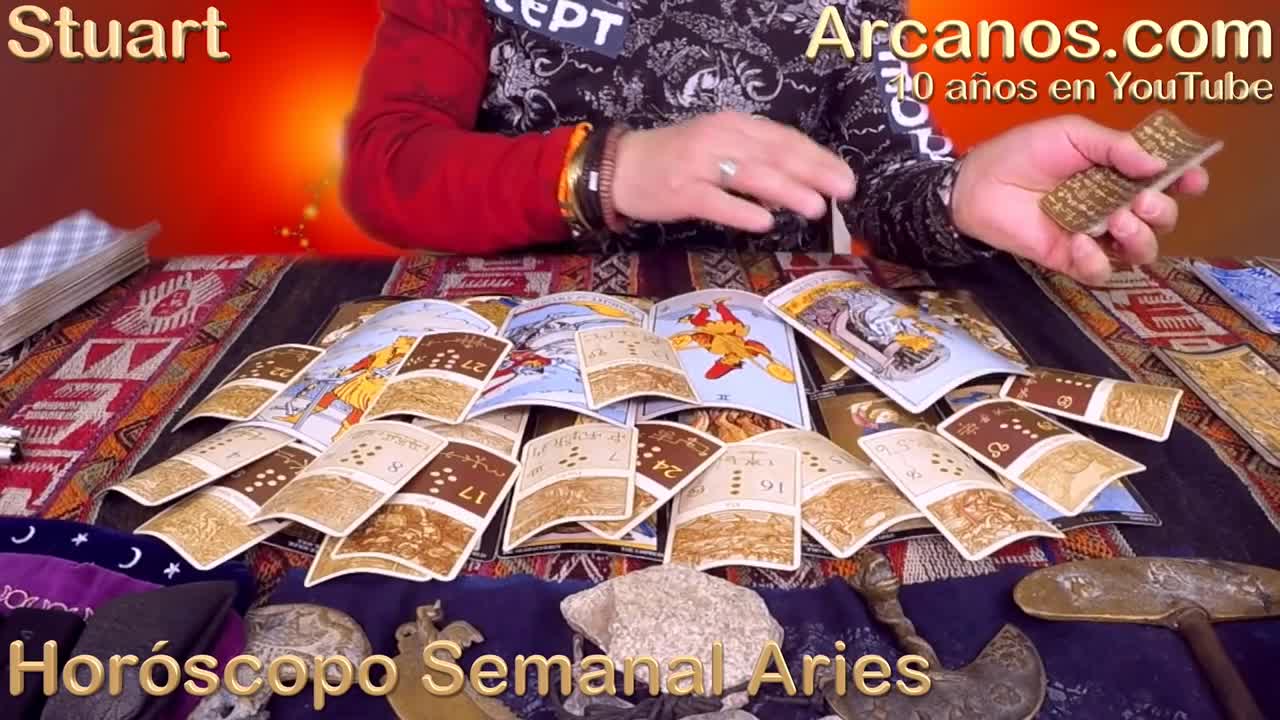 ARIES ENERO 2018-05-28 Ene al 03 Feb 2018-Amor Solteros Parejas Dinero Trabajo-ARCANOS.COM