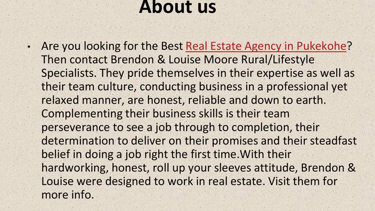 Best Real Estate Agency in Pukekohe.