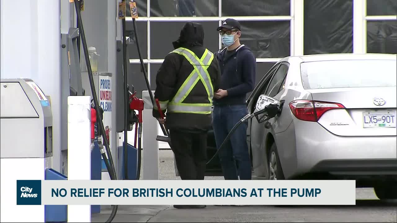 No relief for British Columbians at the pump