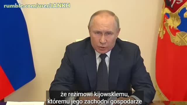 Mocna prawdziwa przemowa W. Putina 2022.03.16 PL