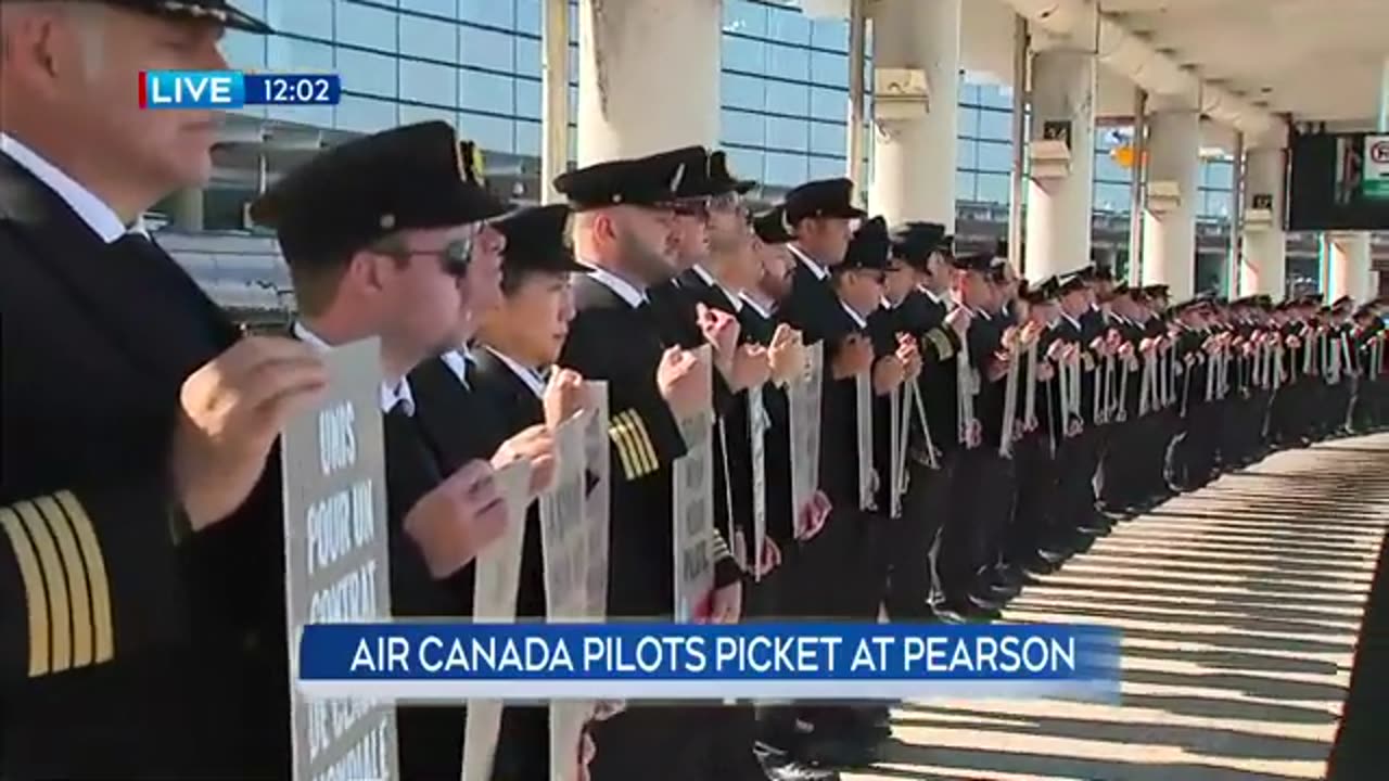 Air Canada pilots demand better wages and working conditions