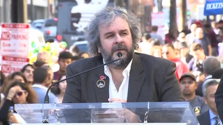 Peter Jackson receives star on Hollywood Walk of Fame