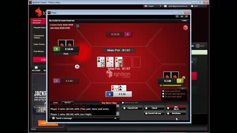 Limit Hold Em at Ignition