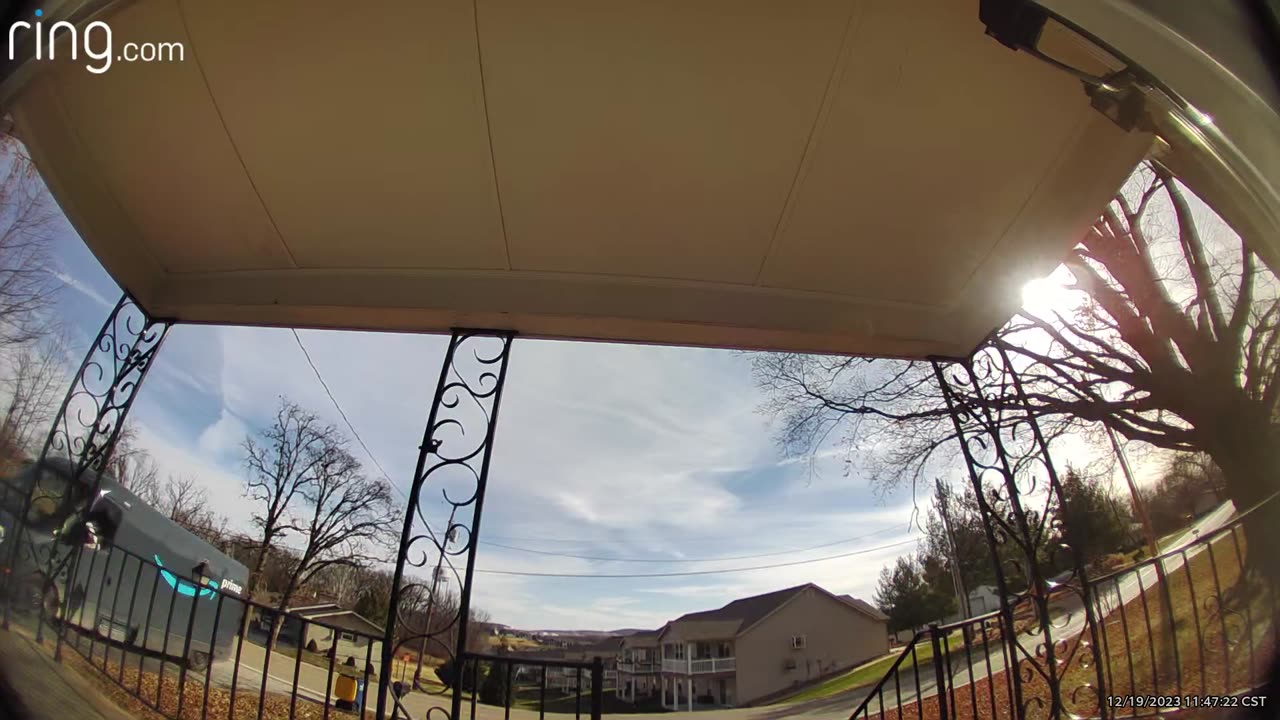 Amazon Delivery Driver Dances With Ring Camera