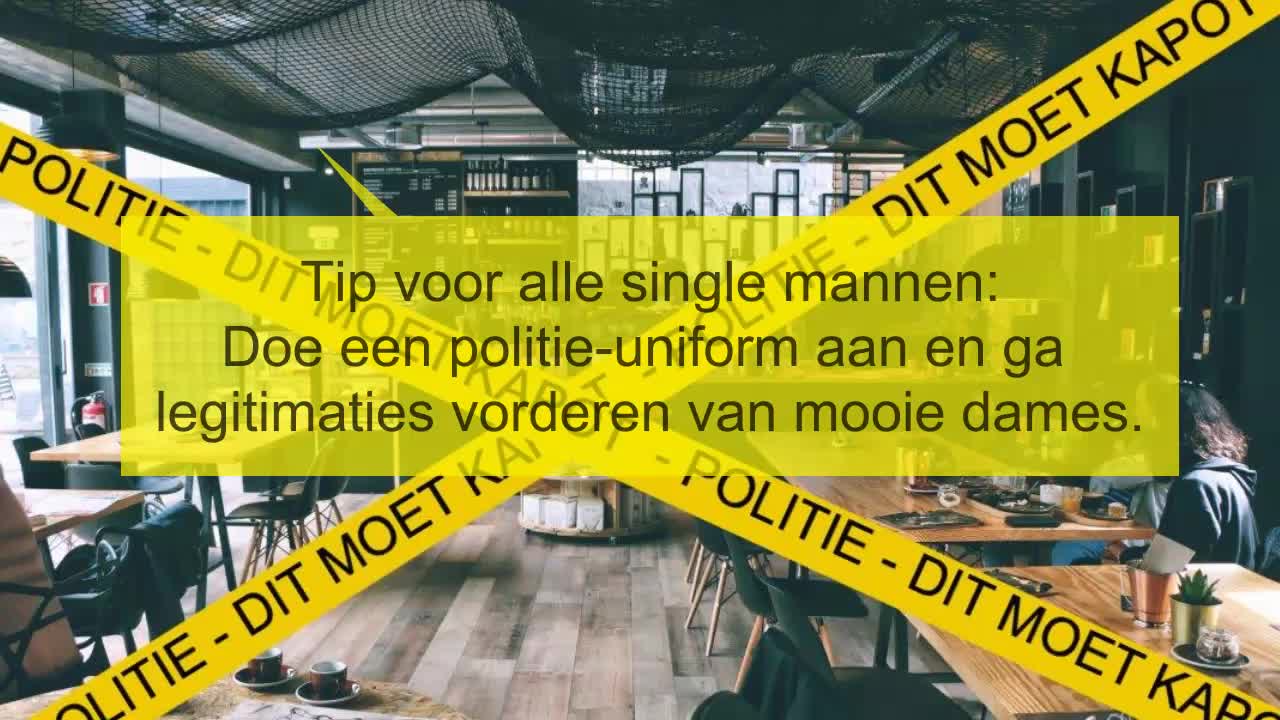 "Weerbaarheid tegen de staat les 1: Politie wil café sluiten"