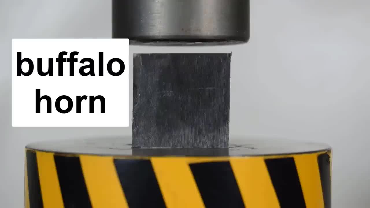 HYDRAULIC PRESS VS CARBON FIBER AND THE HARDEST WOOD