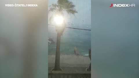 Nevrijeme na Korčuli