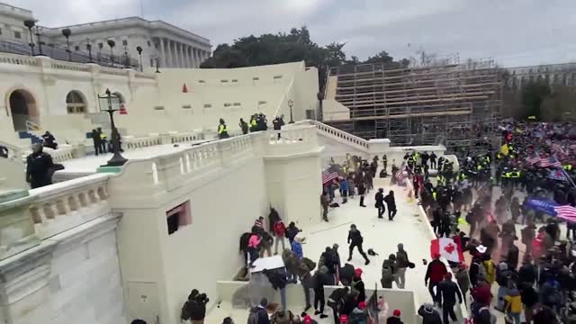New Jan. 6 Graphic Video: Protesters Broke Police Lines After Being Gassed, Violently Beaten