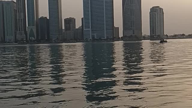 Very nice lake at UAE