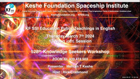 528th Knowledge Seekers Workshop March 7, 2024