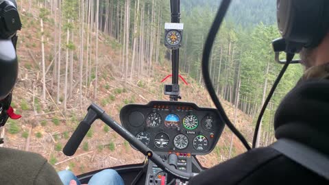 Helicopter landing in a confined area