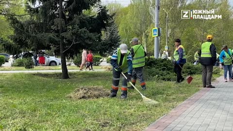 V Melitopolu se pracuje na úklidu osvobozeného města