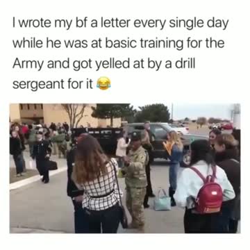 Drill Sergeant Finally Meets Girlfriend