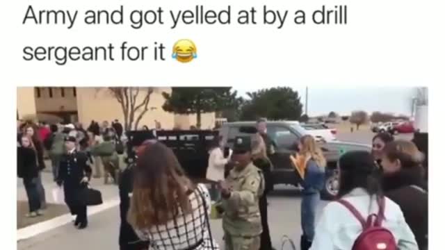 Drill Sergeant Finally Meets Girlfriend