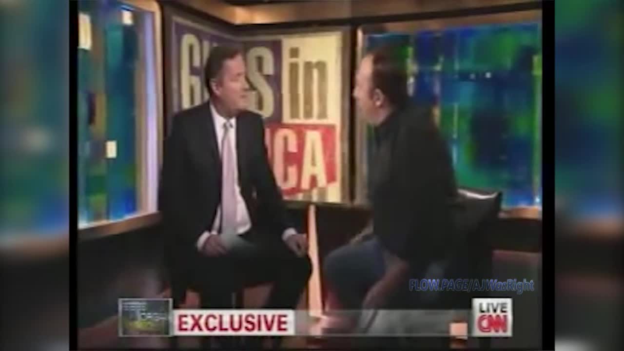 Alex Jones VS Piers Morgan Full Interview - 1/7/13