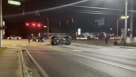 Accident at Intersection Nearly Ends with a Chase