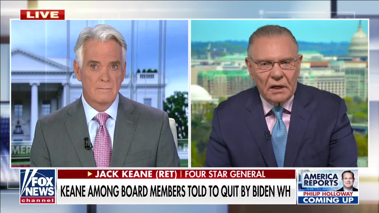 Gen. Jack Keane responds to Biden's demand he resign or be fired