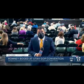 Sen. Mitt Romney booed at Utah GOP convention