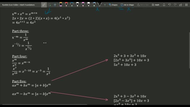 Exponent Rules